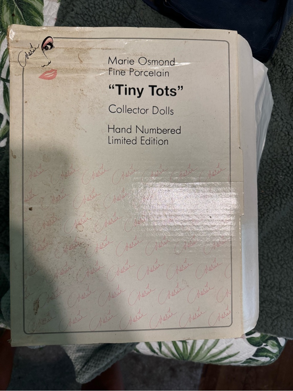 Marie Osmond Tiny Tots Collector Doll Box - White